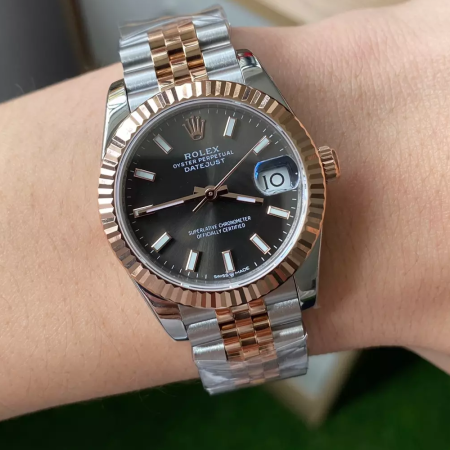 A+공장 롤렉스 데이저스트 그레이 다이얼 다이아 베젤 콤비 31mm