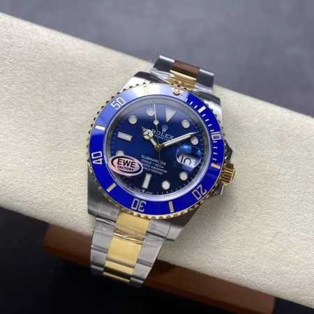 EWE공장 롤렉스 서브마리너 신형 청판 다이얼 콤비 41mm 126613