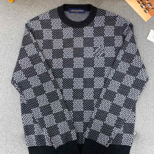 루이비통 LV 멀티컬러 크루넥 니트