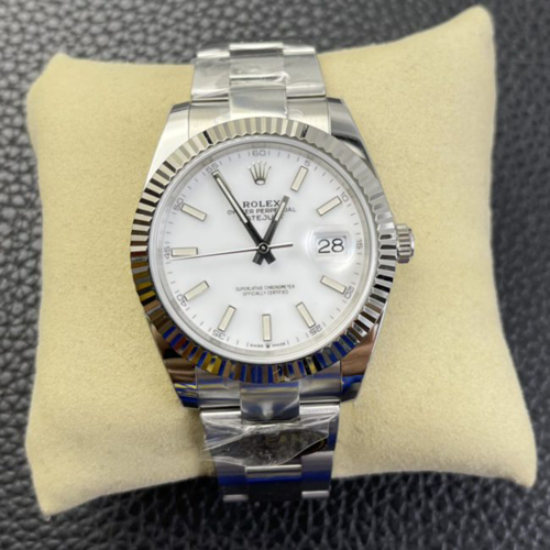 클린공장 롤렉스 데이저스트 화이트 다이얼 바인덱스 오이스터 41mm 126334