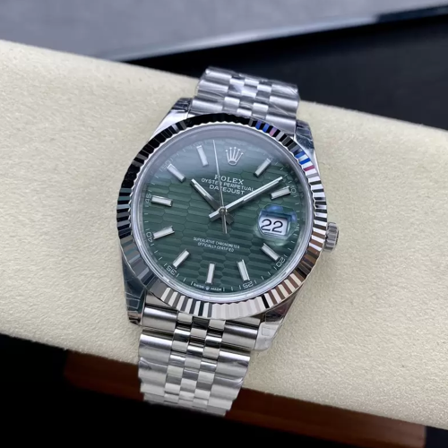 클린공장 롤렉스 데이저스트 그린 텍스처 다이얼 바인덱스 쥬빌레 41mm 126334