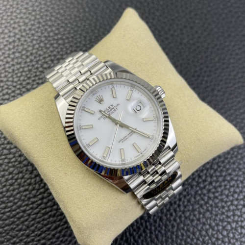 클린공장 롤렉스 데이저스트 화이트 다이얼 바인덱스 ss 쥬빌레 41mm  126334