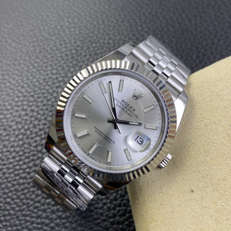 클린공장 롤렉스 데이저스트 실버 다이얼 바인덱스 SS 쥬빌레 41mm 126334
