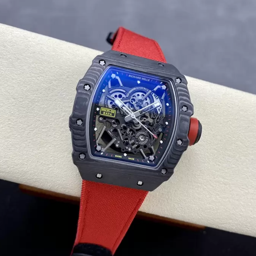 ZF공장 리차드밀 라파엘 나달 블랙 카본 / 레드 스트랩 밴드 RM35-02