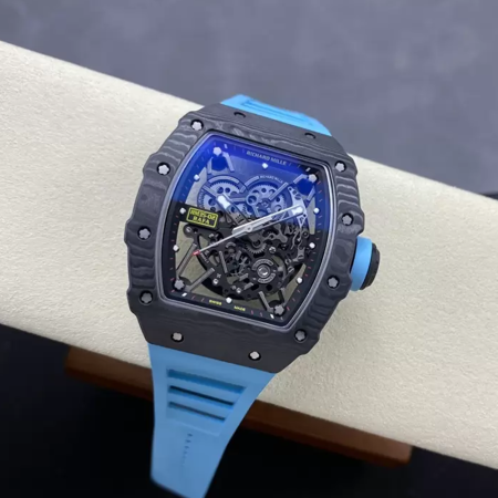 ZF공장 리차드밀 라파엘 나달 블랙 카본 / 블루 러버밴드 RM35-02