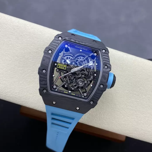 ZF공장 리차드밀 라파엘 나달 블랙 카본 / 블루 러버밴드 RM35-02