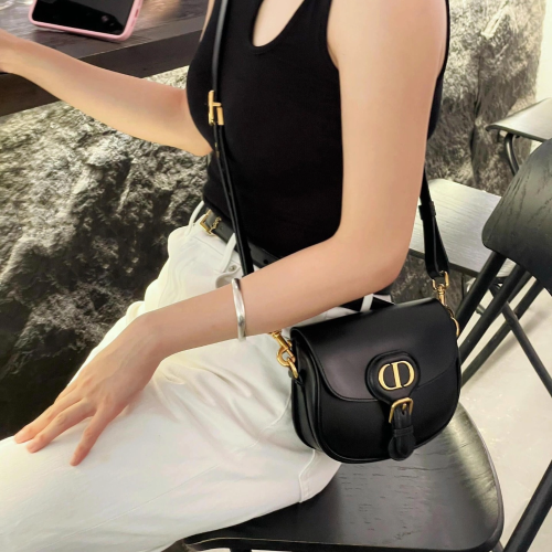 디올 스몰 바비 숄더백 블랙