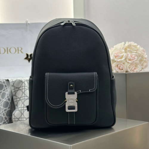 디올 새들 백팩 블랙