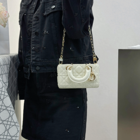 디올 마이크로 레이디 디조이 백 라떼