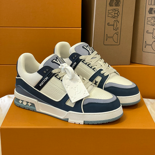 루이비통 LV 트레이너 스니커즈 블루