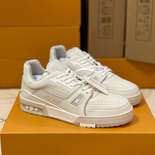 루이비통 LV 트레이너 스니커즈 화이트 그레이