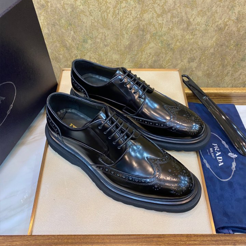 프라다 에어솔 더비 슈즈 구두