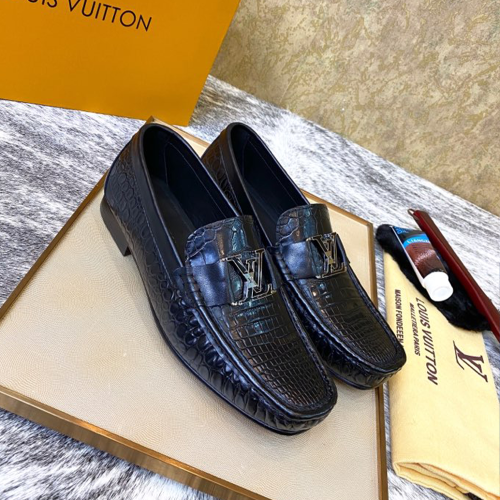 루이비통 페니로퍼 엘리게이터 로퍼