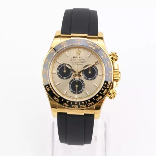 VS공장 롤렉스 코스모그래프 데이토나, M126518LN 샴폐인 다이얼 옐로우 골드 금통