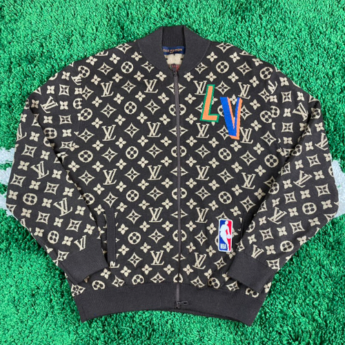 루이비통 X NBA 그래픽 집업 가디건 자켓