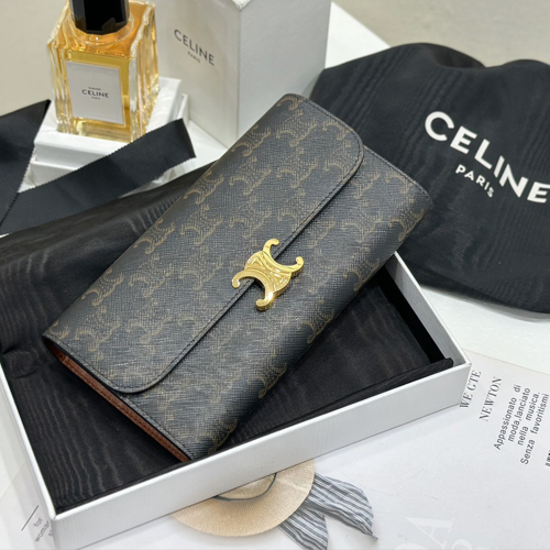 셀린느 트리옹프 캔버스 트리옹프 라지 월렛