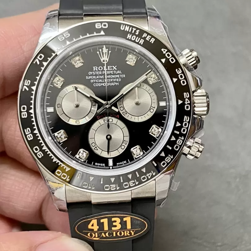 QF공장 롤렉스 코스모그래프 데이토나 M126519LN-0006 검판 8P 다이얼