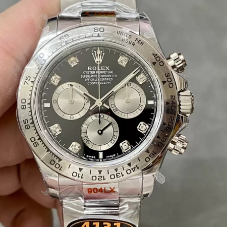 QF공장 롤렉스 코스모그래프 데이토나 블랙 8P 다이얼 m126509