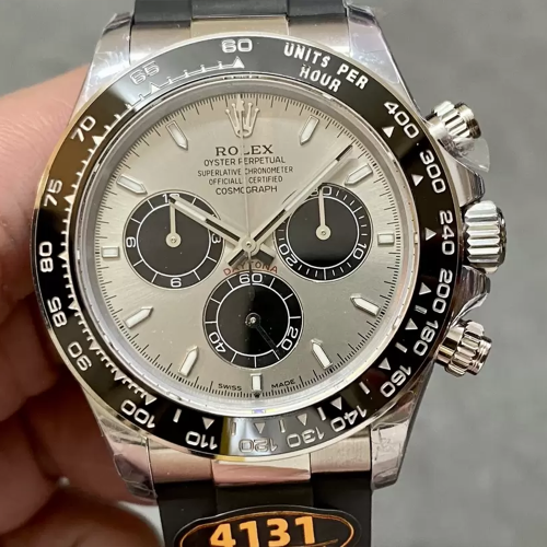 QF공장 롤렉스 코스모그래프 데이토나 고스트 다이얼 러버밴드 m126519