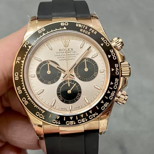 QF공장 롤렉스 코스모그래프 데이토나 썬더스트 다이얼 로즈골드 금통 러버밴드 m126515