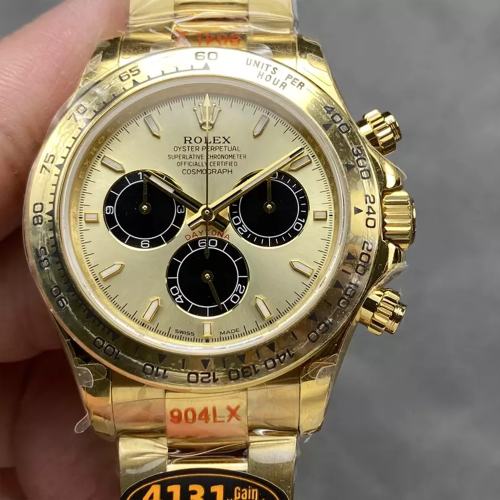 QF공장 롤렉스 코스모그래프 데이토나 샴폐인 다이얼 옐로우 골드 금통 m126508