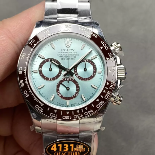 QF공장 롤렉스 코스모그래프 데이토나 플래티넘 다이얼 화이트 골드 금통 m126506