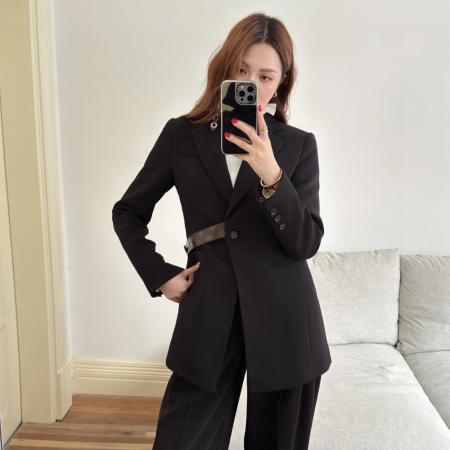 루이비통 벨트 악센트 블레이저