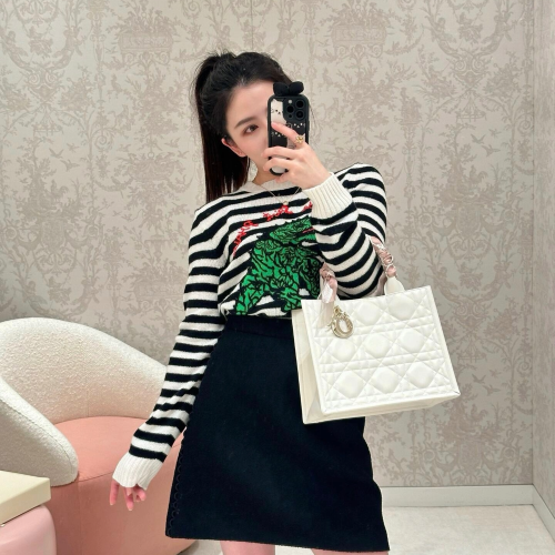 디올 스몰 북 토트백 매크로까나쥬 라떼