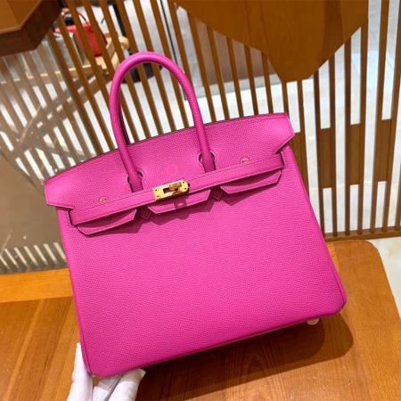 그린엘 에르메스 버킨 25 엡송가죽 매그놀리아 핑크 금장 버클