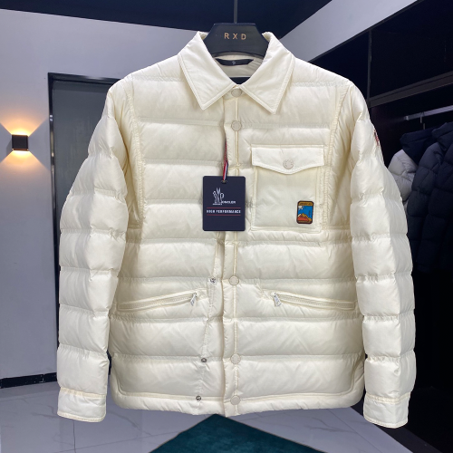 몽클레어 그레노블 숏 다운 자켓 화이트