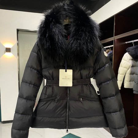 몽클레어 보에드 쇼트 다운 자켓 블랙