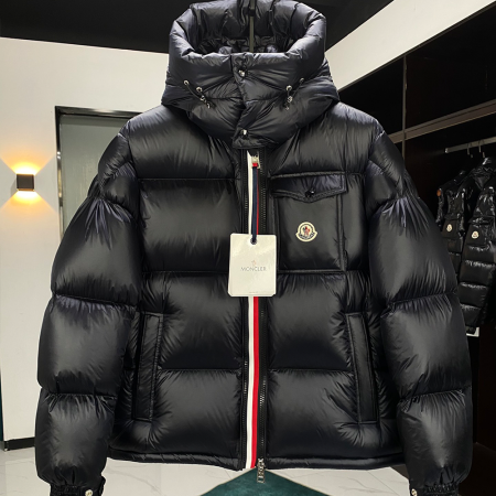 몽클레어 블랙 Montbeliard 쇼트 다운 재킷