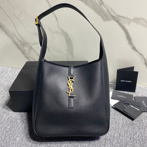 생로랑 스몰 르 5 아 7 서플 숄더백 블랙 금장