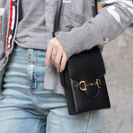 구찌 홀스빗 1955 미니백 블랙 625615