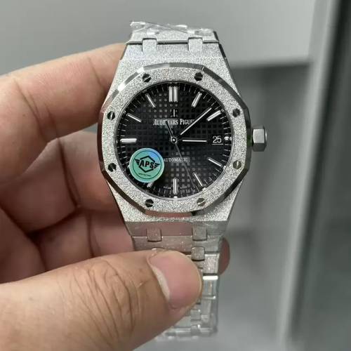 APS공장 오데마피게 로얄오크 프로스티드 블랙 다이얼 37mm 15454