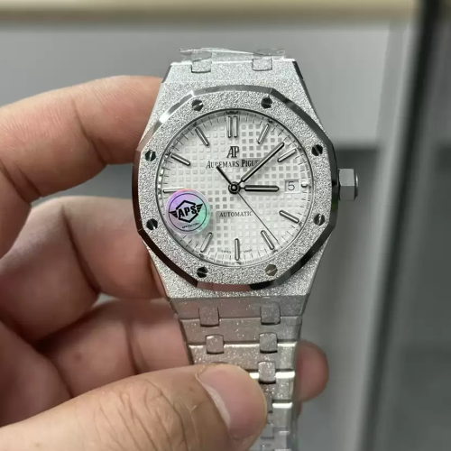 APS공장 오데마피게 로얄오크 프로스티드 흰판 다이얼 37mm 15454