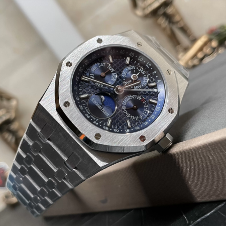 BBR공장 오데마피게 로얄오크 퍼페츄얼캘린더 청판 스틸 41mm 26574