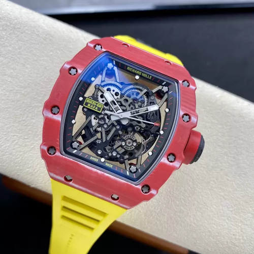 T+공장 리차드밀 라파엘 나달 RM35-02 레드카본 / 옐로우 밴드