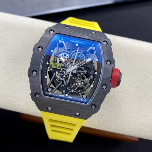 T+공장 리차드밀 라파엘 나달 RM35-02 블랙카본 / 옐로우 밴드