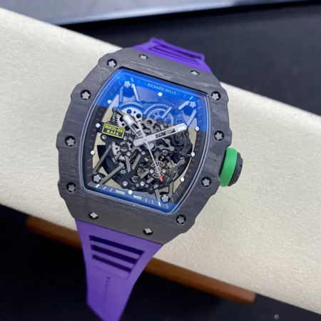 T+공장 리차드밀 라파엘 나달 RM35-02 블랙카본 / 퍼플 밴드