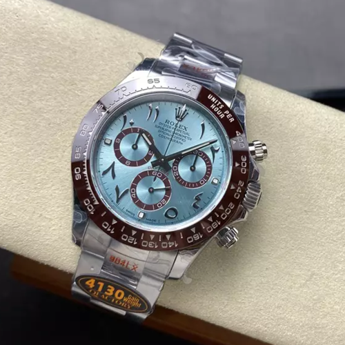 QF공장 롤렉스 코스모그래프 데이토나 플래티넘 아랍 다이얼 화이트 골드 금통 m126506