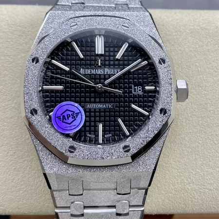 APS공장 오데마피게 로얄오크 프로스티드 블랙 다이얼 41mm 15410