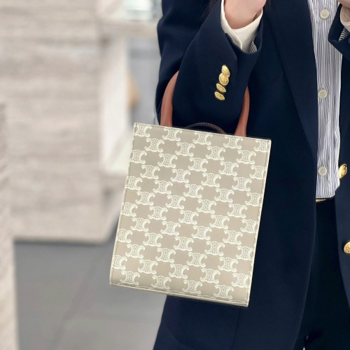 셀린느 미니 버티컬 카바스백 그레지 194372