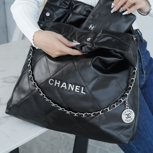 팬더샵 샤넬 22P 22백 라지 블랙 실버