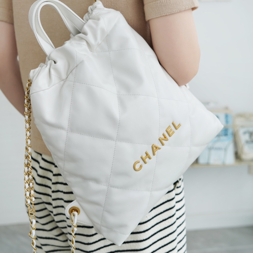 팬더샵 샤넬 22백 스몰 화이트 금장