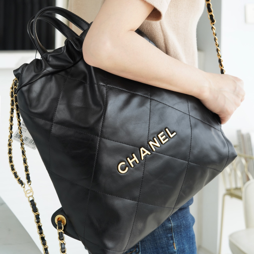 팬더샵 샤넬 22백 스몰 블랙 금장