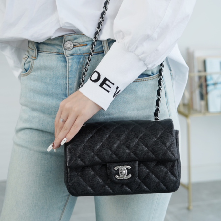 팬더샵 샤넬 클래식 플립백 스몰 은장