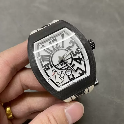 AB공장 프랭크 뮬러 뱅가드 화이트 카본 케이스 V3