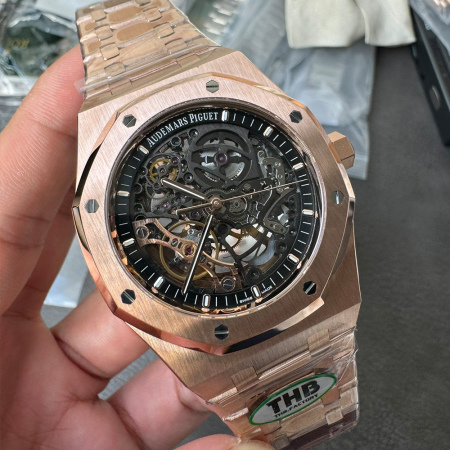 THB 공장 오데마피게 로열오크 더블 밸런스 휠 오픈워크 금통 15407OR.OO.1220OR.01