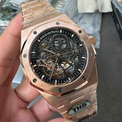 THB 공장 오데마피게 로열오크 더블 밸런스 휠 오픈워크 금통 15407OR.OO.1220OR.01